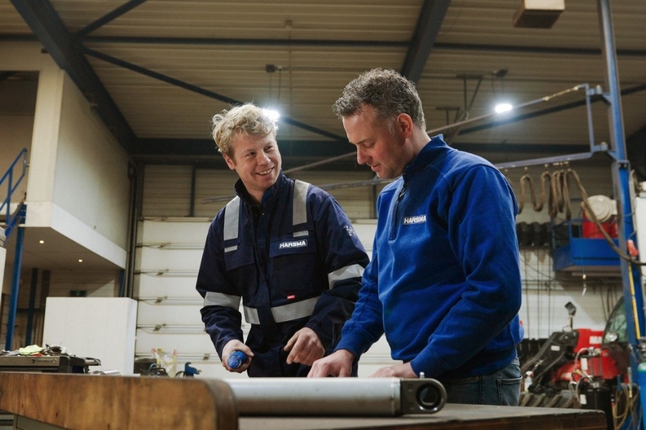 Sjors Harsma (links) en Peter van der Kooij